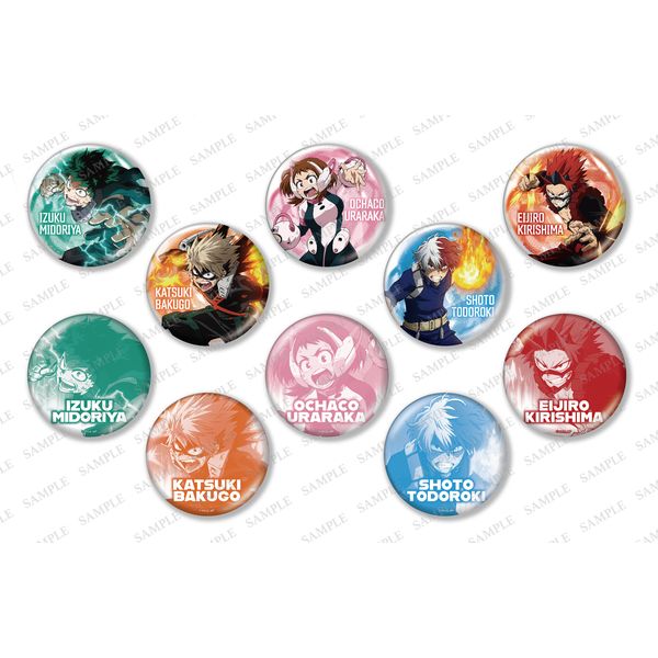 アパレル Jf22 僕のヒーローアカデミア きらきら缶バッジコレクション 屈強ヒーローver 1box キャラアニ キャラアニ Com