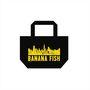 BANANA FISH ニューヨーク ランチトートバッグ ブラック
