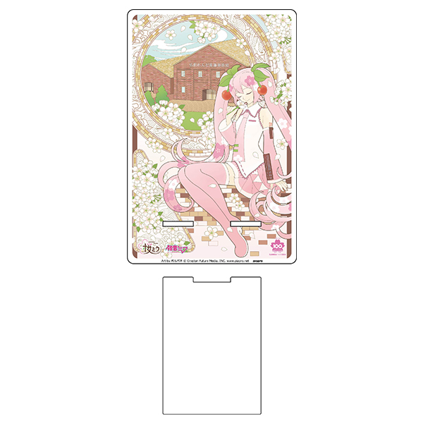 「弘前さくらまつり2020」×「桜ミク」 アクリルスタンド Art by ボルボネ