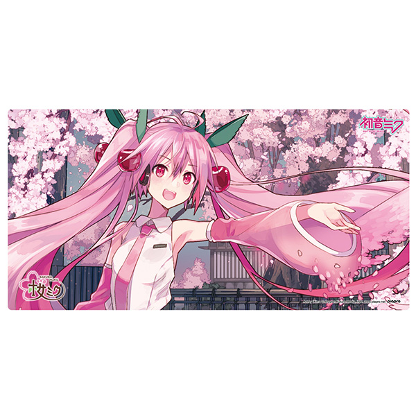 「弘前さくらまつり2022」×「桜ミク」 プレイマット Art by iXima